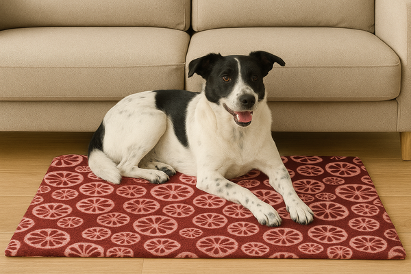 Kuscheldecke - Blumenmuster