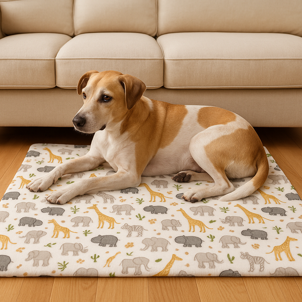 Kuscheldecke - Safaritiere