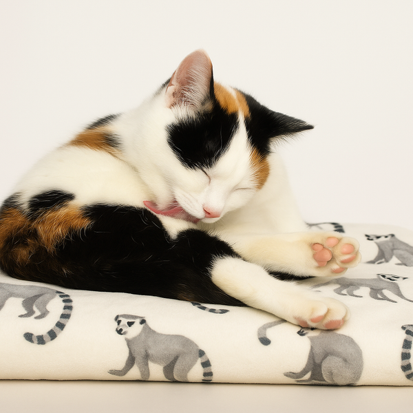 Kuscheldecke - Lemuren