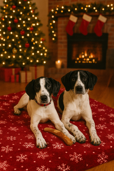 Kuscheldecke - Schneekristalle weinrot