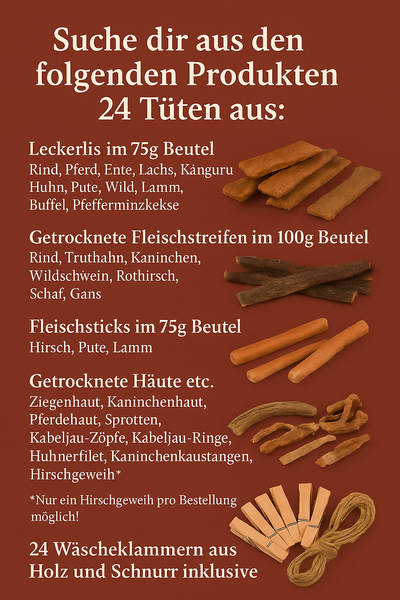 Adventskalender für Hunde 2025