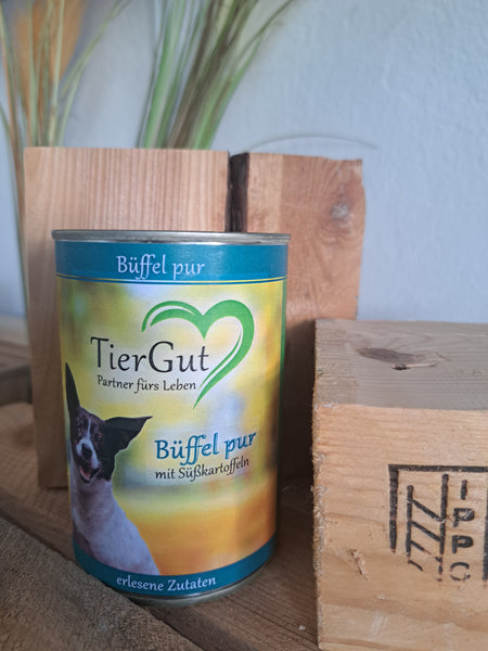 Hund - Büffel pur 6 x 400g Dosen